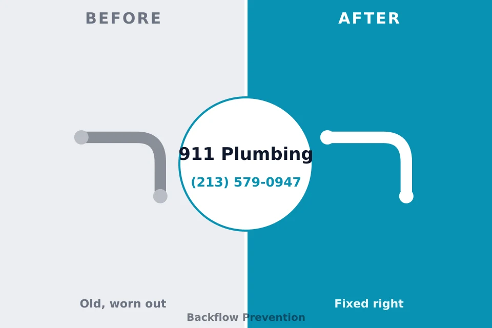 Before and after: plumbing repair Craigsville, WV